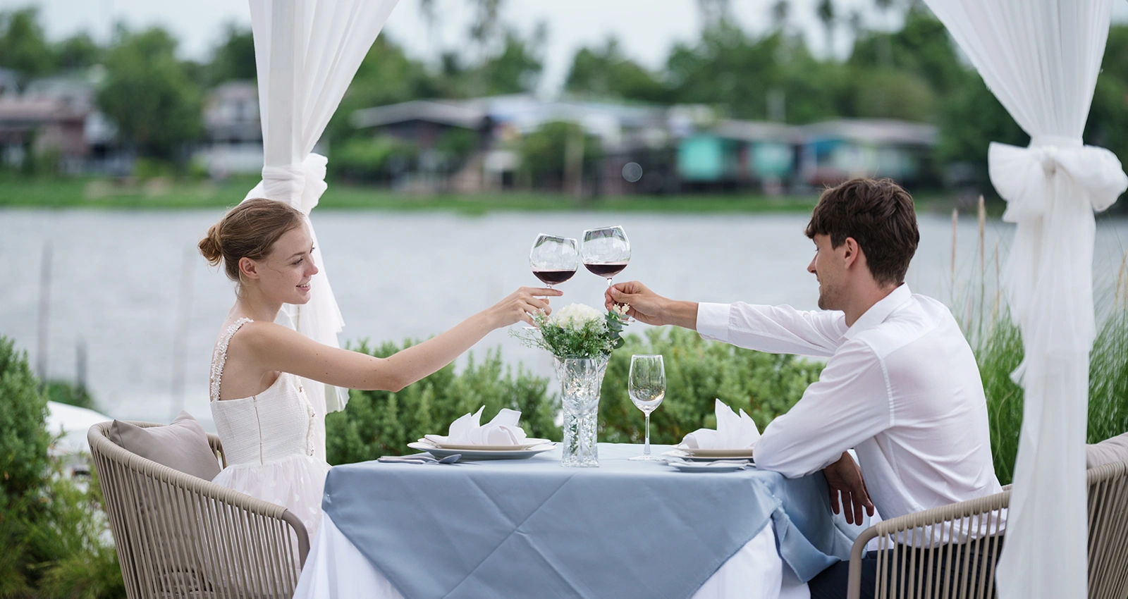Romantic Dinner Kalanan Riverside Resort